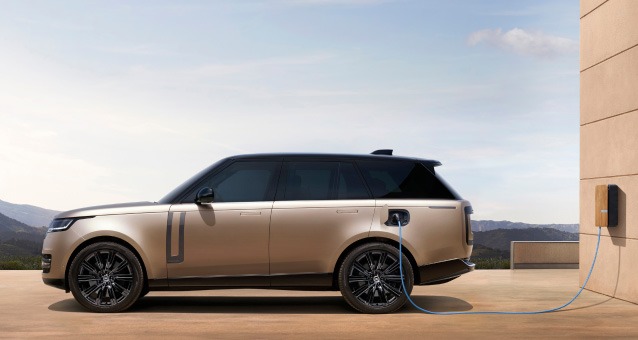 Land Rover Range Rover PHEV plugged in